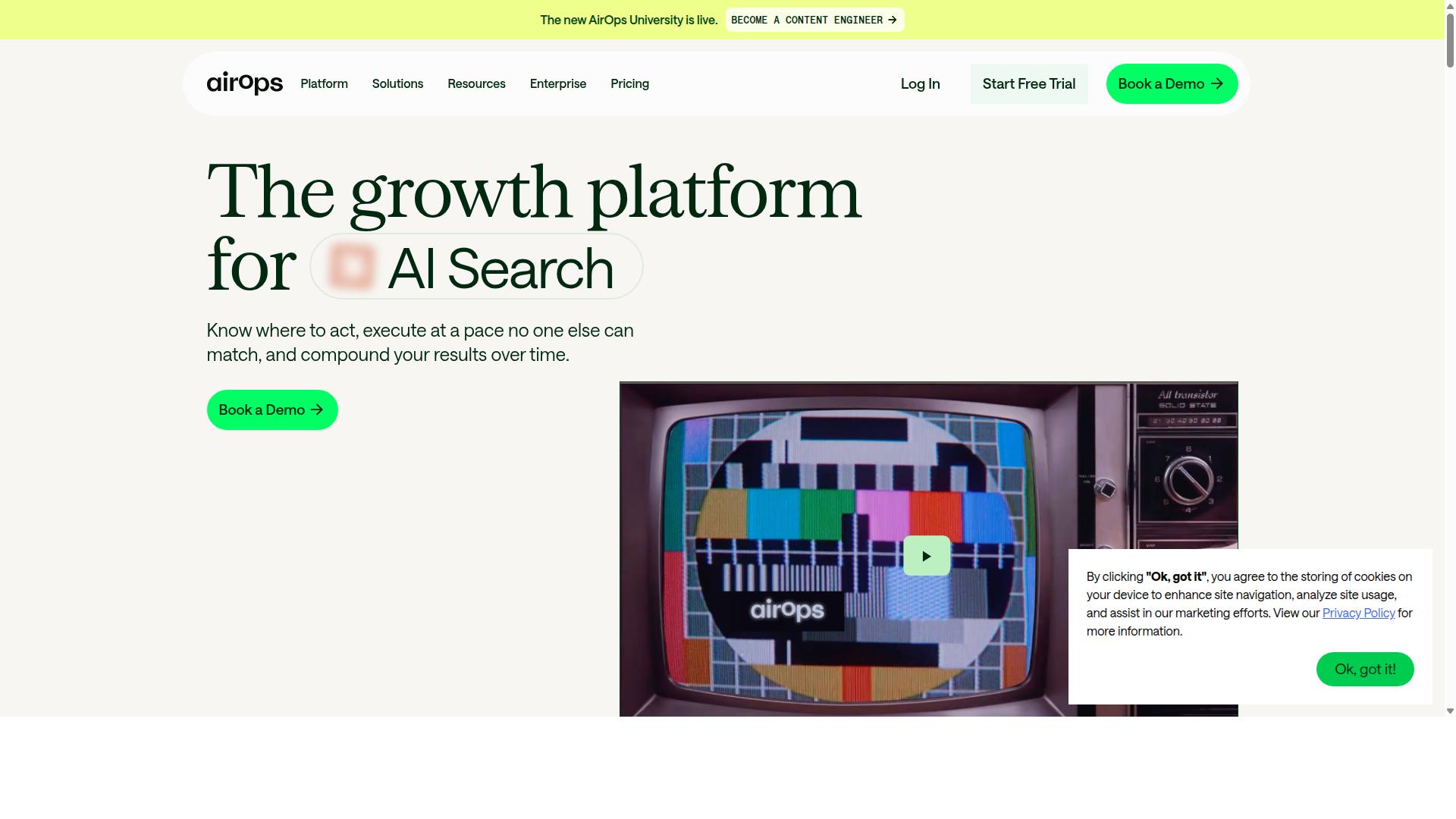 AirOps website
