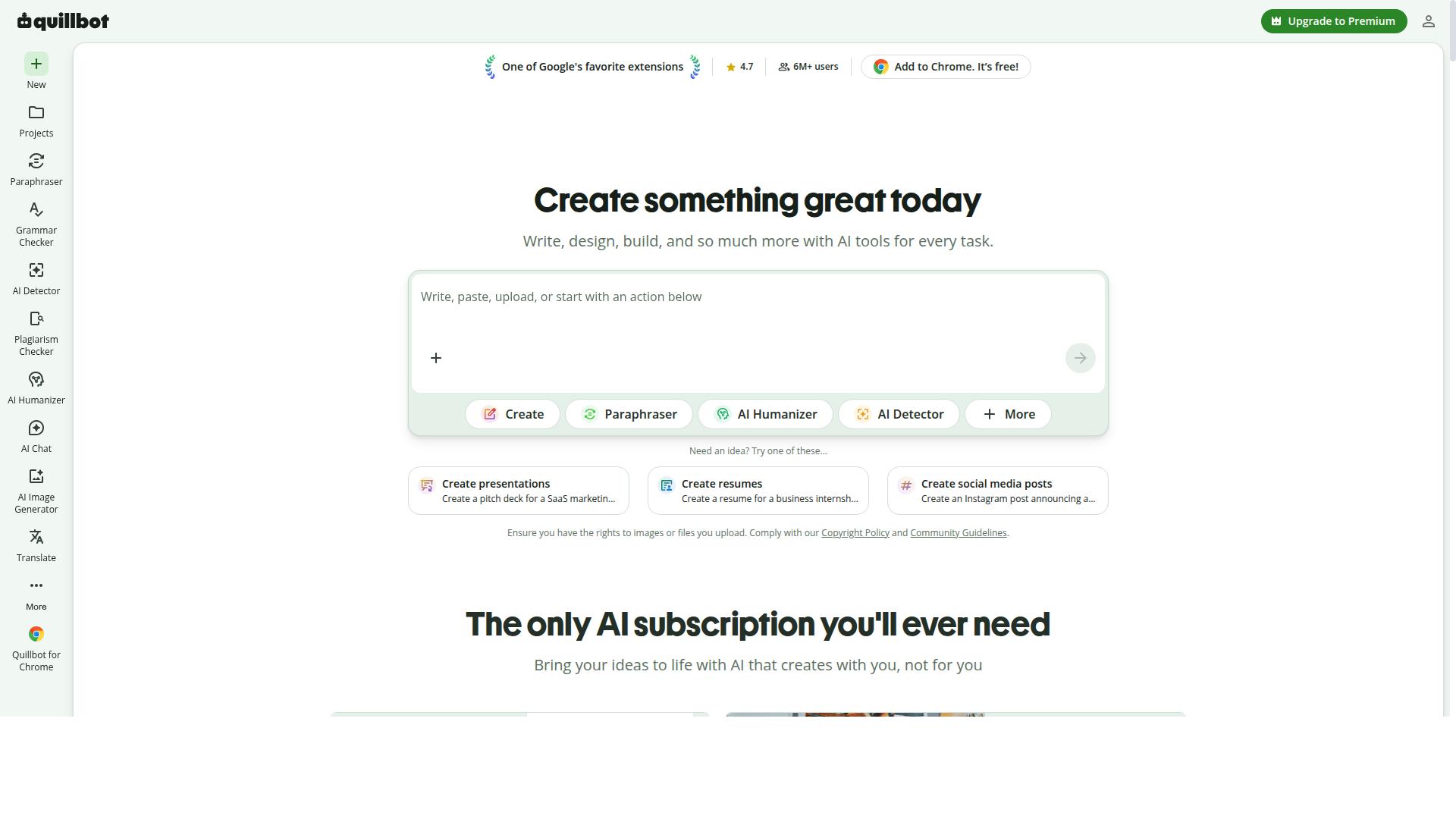 QuillBot website